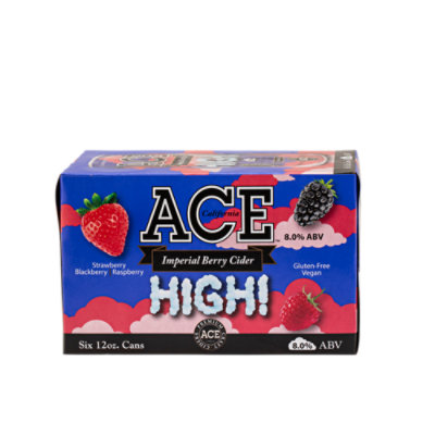 ACE HIGH Imperial Berry Cider Cans – 6-12 FZ