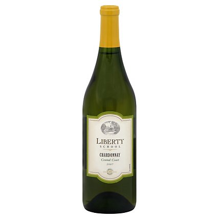 Liberty School Chardonnay Wine - 750 ML - Image 1