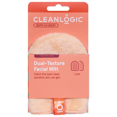 Cleanlogic Dual Facial Mitt - 1 EA - Image 3