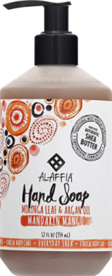 Alaffia Mandarin Hand Soap - 12 OZ - Image 2