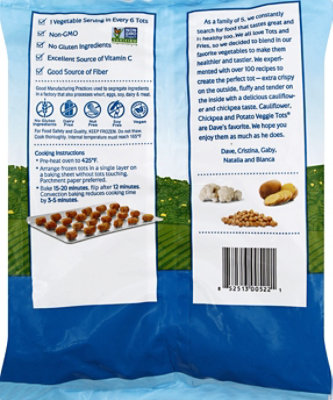 Veggie Fr Veggie Tots Califlr Chikp - 13 OZ - Image 3