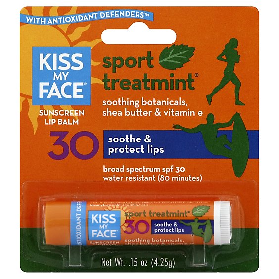 Kiss My Face Sport Balm 30 Case - .15 OZ