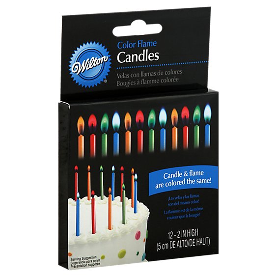 Wilton Color Flame Candle - EA