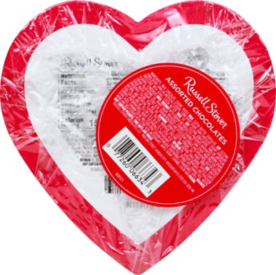 Russell Stover Astd Chocolate Heart Box - 3.5 OZ - Image 4