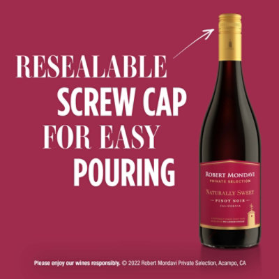 Robert Mondavi Private Selection Naturally Sweet Pinot Noir Red Wine - 750 Ml - Image 2