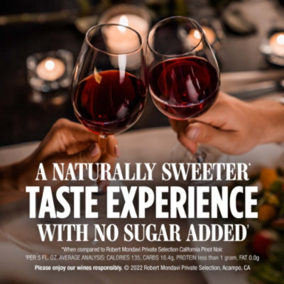 Robert Mondavi Private Selection Naturally Sweet Pinot Noir Red Wine - 750 Ml - Image 4
