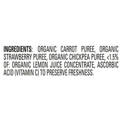 Happy Baby Organics Carrot Strawberry Chickpea - 4 Oz - Image 4