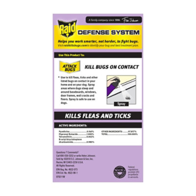 Raid Flea Killer Insecticide Aerosol Spray - 16 Oz - Image 4