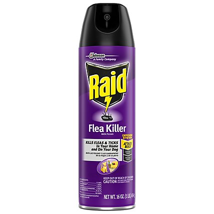 Raid Flea Killer Insecticide Aerosol Spray - 16 Oz - Image 1