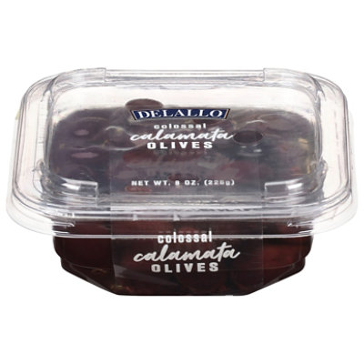 Delallo Calamata Olives - 8 OZ - Image 1