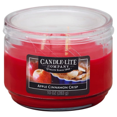 Candle-Lite Triple Wick Apple Cinn Crisp - EA - Image 1