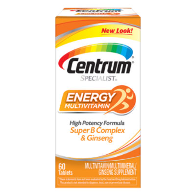 Centrum Specialist Enbergy Multi Vitamin - 60 CT - Image 3