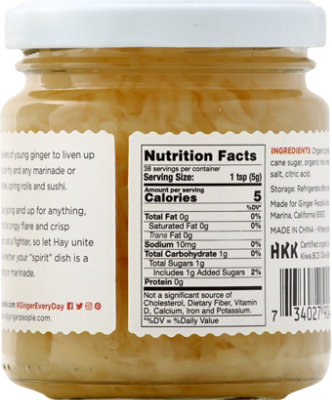 Ginger People Grated Ginger Organic - 6.7 OZ - Image 6