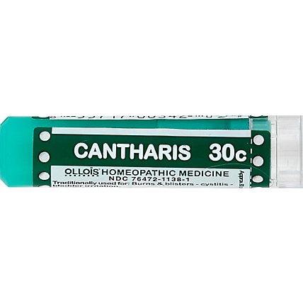 Ollois Homeopathic Medicine Cantharis 30c - 80 Count - Image 1