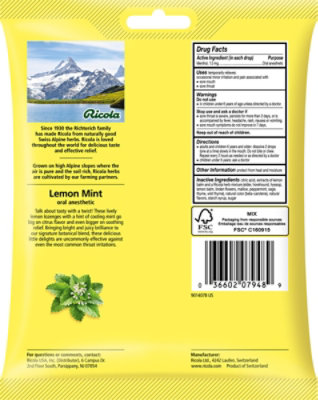 Ricola Cough Drop Lmn Mnt - 24 CT - Image 5