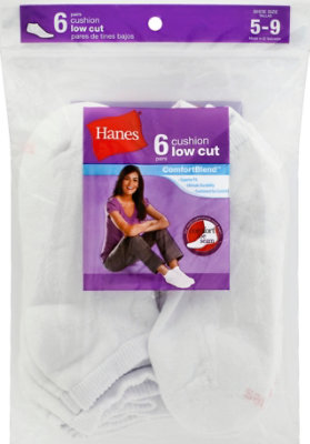 Hanes No Nonsense 6 Pair Womens Low Cut - 6 Count - Image 2