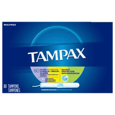 Tampax Regular Multipax Tampons - 80 CT - Image 1