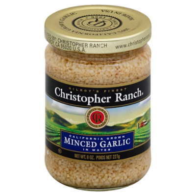Christopher Ranch Minced Garlic In Water - 8 OZ - Image 1