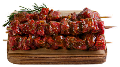 Haggen USDA Choice Beef Rosemary Marinated Steak Skewer From Ranches in the Pacific NW - .33 lb. ea. - Image 1