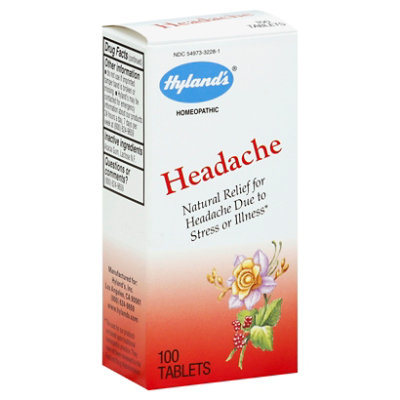 Hylands Headache Tabs - 100 CT - Image 1