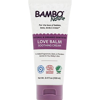 Bambo Nature Love Balm Soothing Cream - 3.4 FZ - Image 2