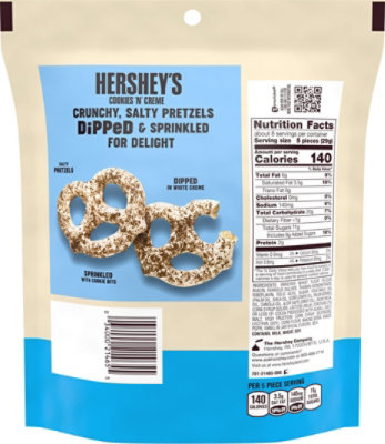 Hersheys Cookies N Creme Dipped Pretzels Pouch - 8.5 OZ - Image 5