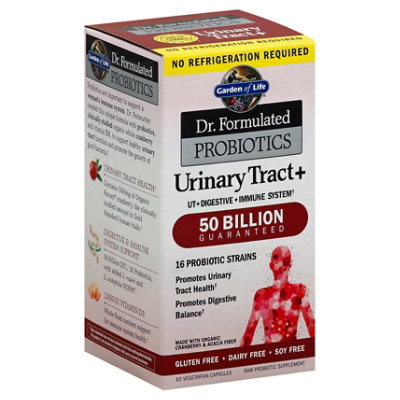 Garden Of Life Doctor Formulated Urinary Tract Probiotics 60 CT Haggen