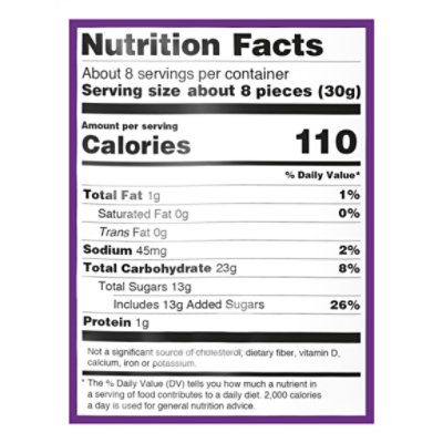 Darrell Lea Real Twist Bites Grape - 8 OZ - Image 4