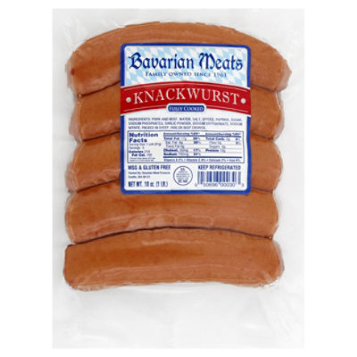 Bavarian Meats Knackwurst Sausage - 16 OZ - Image 1