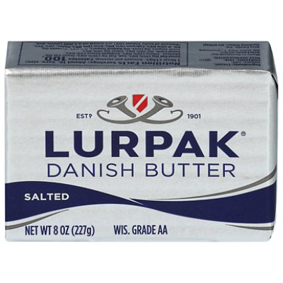Lurpak Slightly Salted Butter - 8 OZ - Image 1