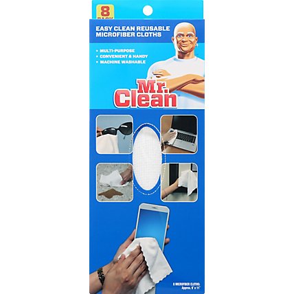 Mr Clean Microfiber Cloths - 8 CT - Image 2