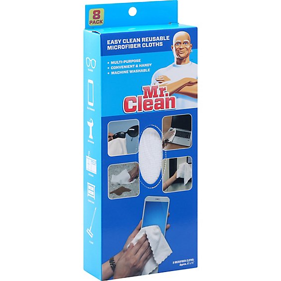 Mr Clean Microfiber Cloths - 8 CT