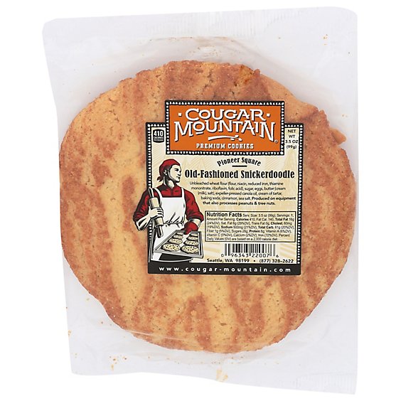 Cougar Mountain Snickerdoodle Cookie - 3.5 OZ
