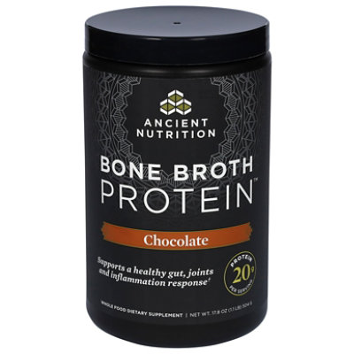 Ancient Nutrition Bone Broth Chocolate Protein - 15.7 Oz - Image 3