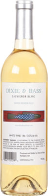 Dixie & Bass Sauvignon Blanc Wine - 750 ML - Image 4