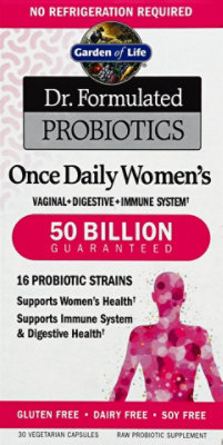 Garden Of Life Dotcor Formulated Womens Probiotics - 30 CT - Image 2