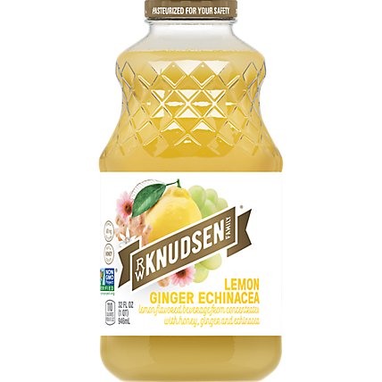 R.W. Knudsen Simply Nutritious Juice Lemon Ginger Echinacea - 32 Fl. Oz. - Image 1
