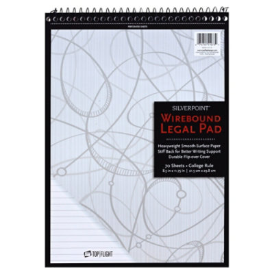 Topflight Top Wire Legal Pad - 70 CT - Image 1