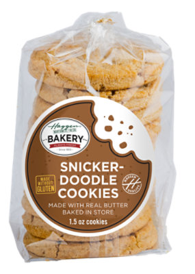 Haggen Snickerdoodle Cookies - Made Without Gluten - Always Fresh - 10 Count - Image 1