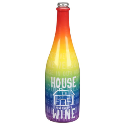 House Wine Rose Bubbles Wine - 750 ML - Image 3