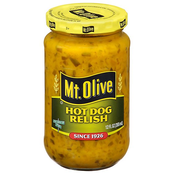 Mt Olive Hot Dog Relish - 12 FZ
