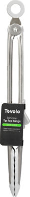 Tovolo Tip Top Tongs Light Grey - EA - Image 2