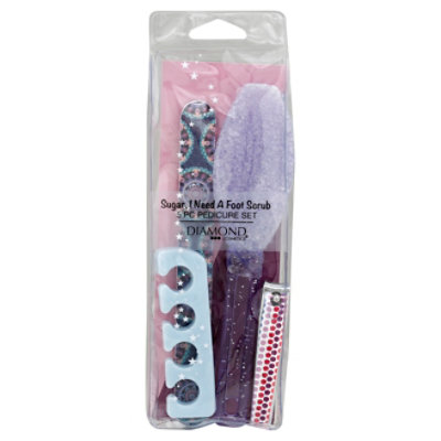 Diamond Cosmetics 5 Cosmetics Piece Pedicure Set - Each - Image 1