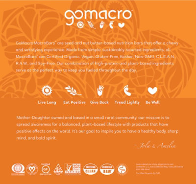 GoMacro Sunflower Butter & Chocolate - 4-2.3 Oz - Image 6