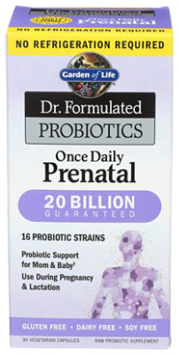 Garden Of Life Doctor Formulated Prenatal Probiotics - 60 CT - Image 1