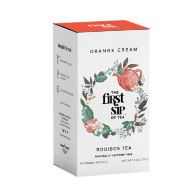 Spice Hut Orange Cream Rooibos Tea Bags - 16 Count - Image 1