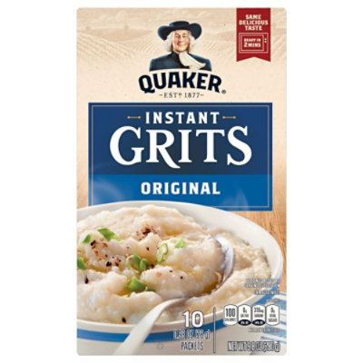 Quaker Instant Grits Original - 10 - 0.98 Oz.