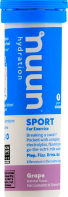 Nuun Beverage Tube Grape - 10 CT - Image 2