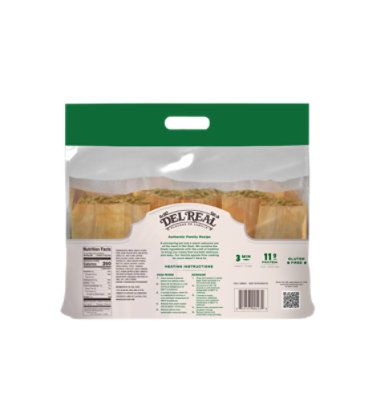 Del Real Chicken Tamale Green - 30 OZ - Image 2
