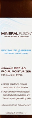Mineral Fusion Moisturizer Spf 40 - 3.4 OZ - Image 2